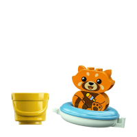 Mijn eerste pret in bad: drijvende rode panda 10964